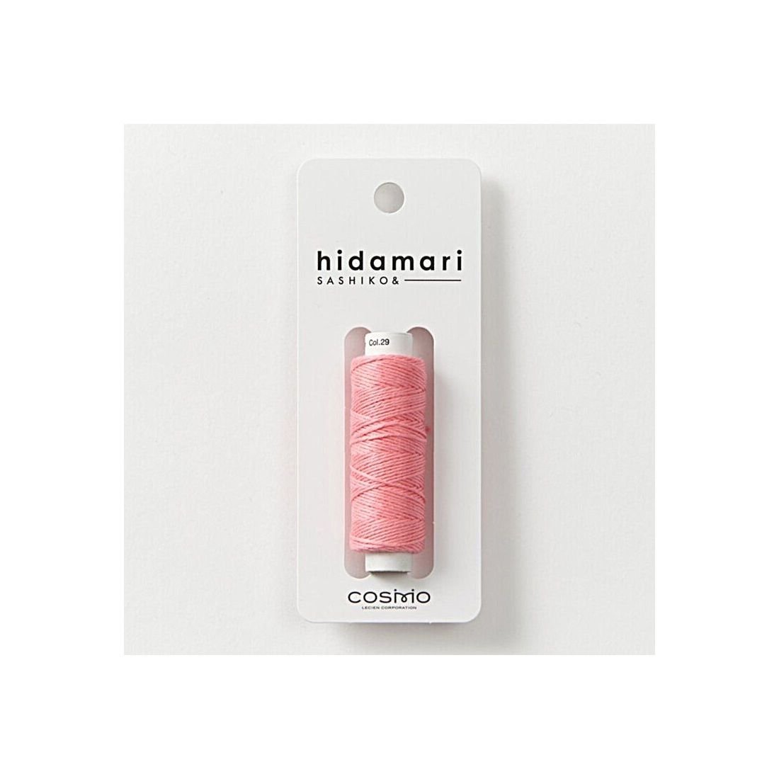 COSMO Hidamari Sashiko Thread No.29 – Peachy Pink Cotton Thread Japan