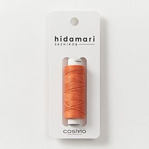 COSMO Hidamari Sashiko Thread No.32 – Apricot Orange Cotton Thread Japan