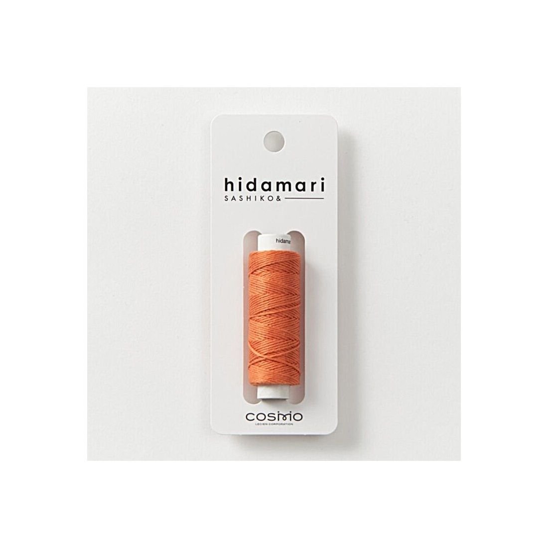 COSMO Hidamari Sashiko Thread No.32 – Apricot Orange Cotton Thread Japan