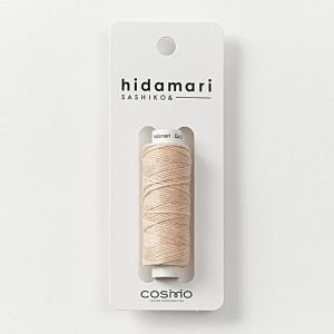 COSMO Hidamari Sashiko Thread No.33 – Beige Cotton Thread Japan