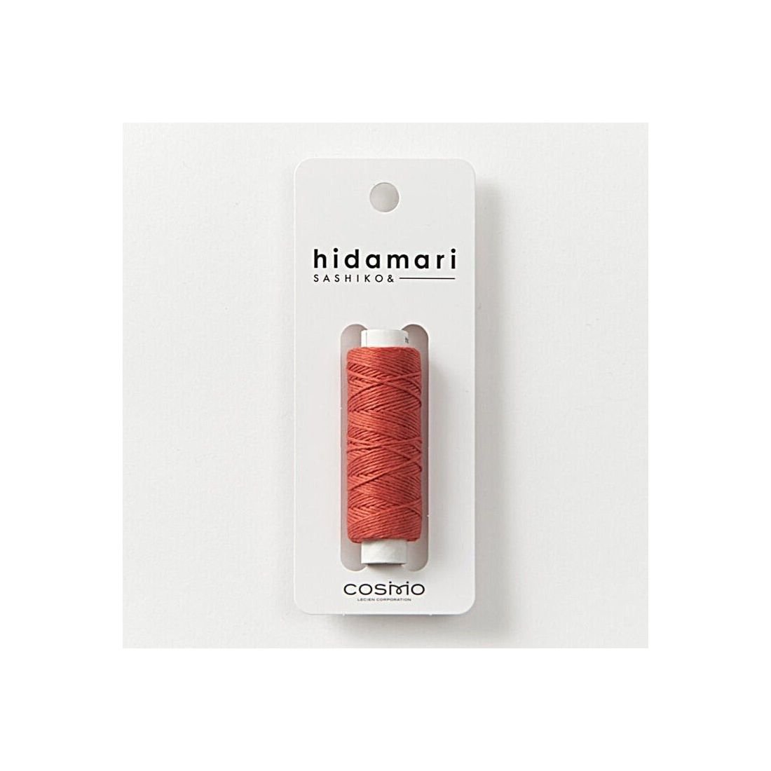 COSMO Hidamari Sashiko Thread No.34 – Terracotta Orange Cotton Thread Japan