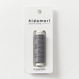 COSMO Hidamari Sashiko Thread No.36 – Silver Gray Cotton Thread Japan