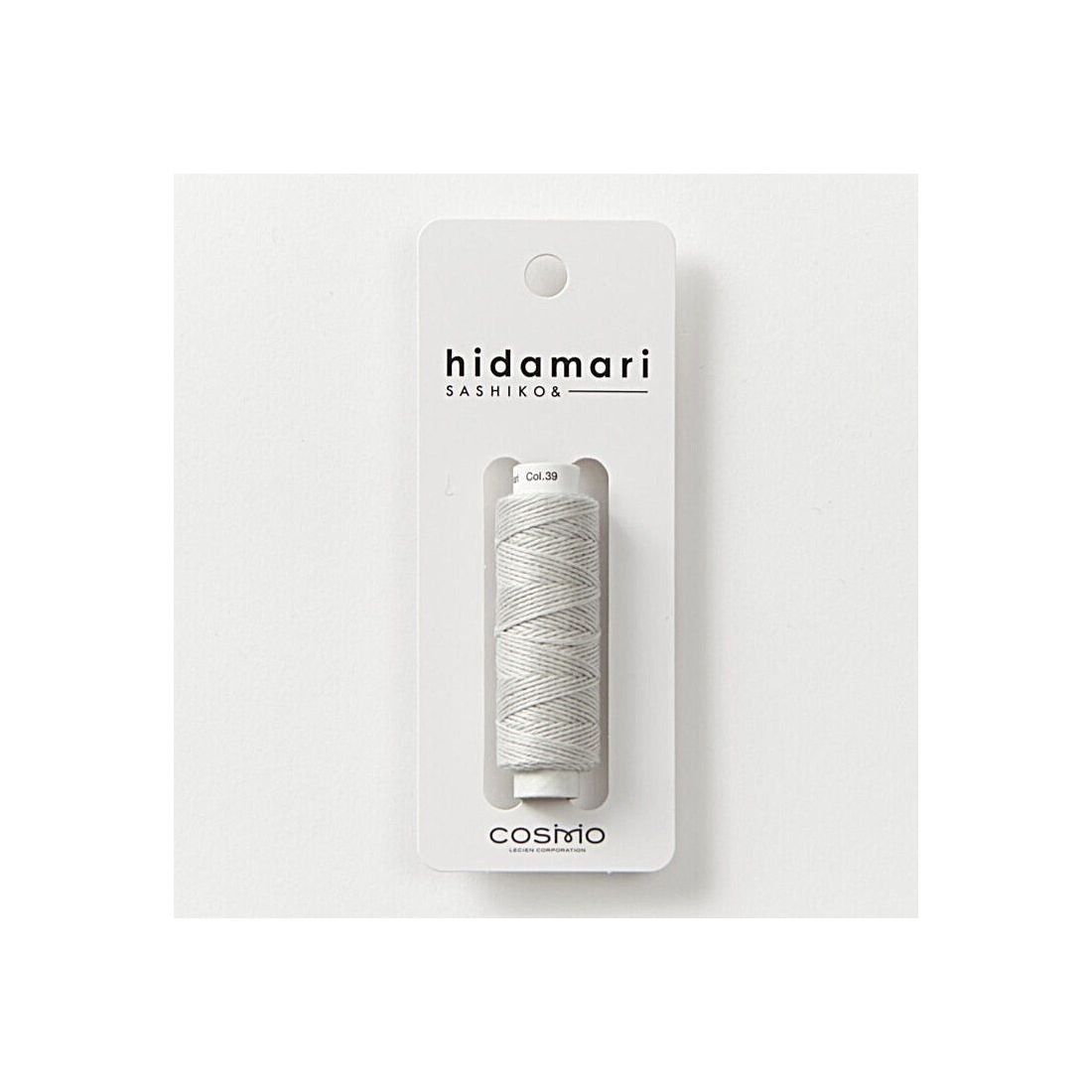 COSMO Hidamari Sashiko Thread No.39 – Ivory White Cotton Thread Japan