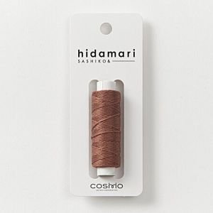 COSMO Hidamari Sashiko Thread No.40 – Chestnut Brown Cotton Thread Japan