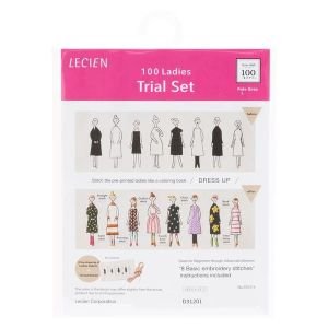 COSMO 100 Ladies Embroidery Kit Trial Set – Beginner Kit Japan