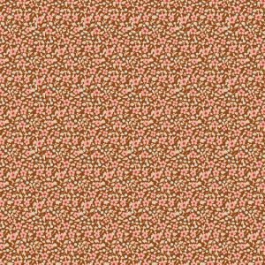 Tilda Brie Basics Brown 130137 Floral Cotton Fabric