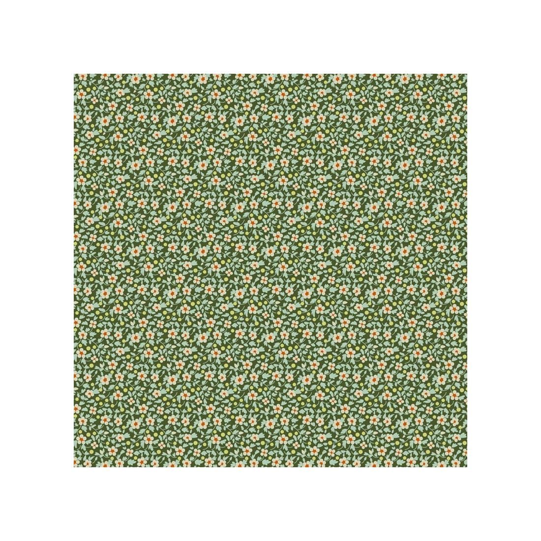 Tilda Brie Basics Pine 130188 Floral Cotton Fabric