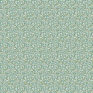 Tilda Brie Basics Teal 130191 Floral Cotton Fabric