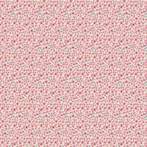 Tilda Brie Basics Pink 130194 Floral Cotton Fabric