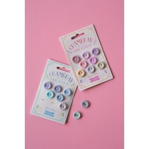 Tilda Chambray Basic Buttons – Cool & Warm Colors