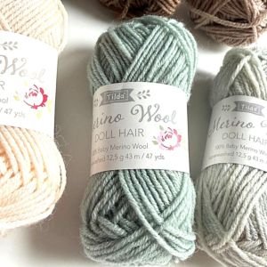 Tilda Merino Wool Doll Hair Yarn – 6 Colors | Crafties Fair