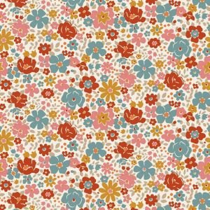 Tilda Village Life Esther Warm Cream 100681 Fabric