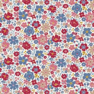 Tilda Village Life Esther Cold Cream 100691 Fabric