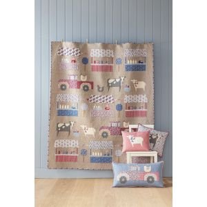 Tilda Village Life Esther Cold Cream 100691 Fabric