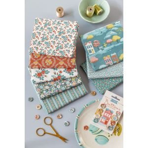 Tilda Village Life Esther Cold Cream 100691 Fabric