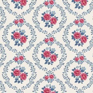 Tilda Village Life Mable Cold Cream 100692 Fabric