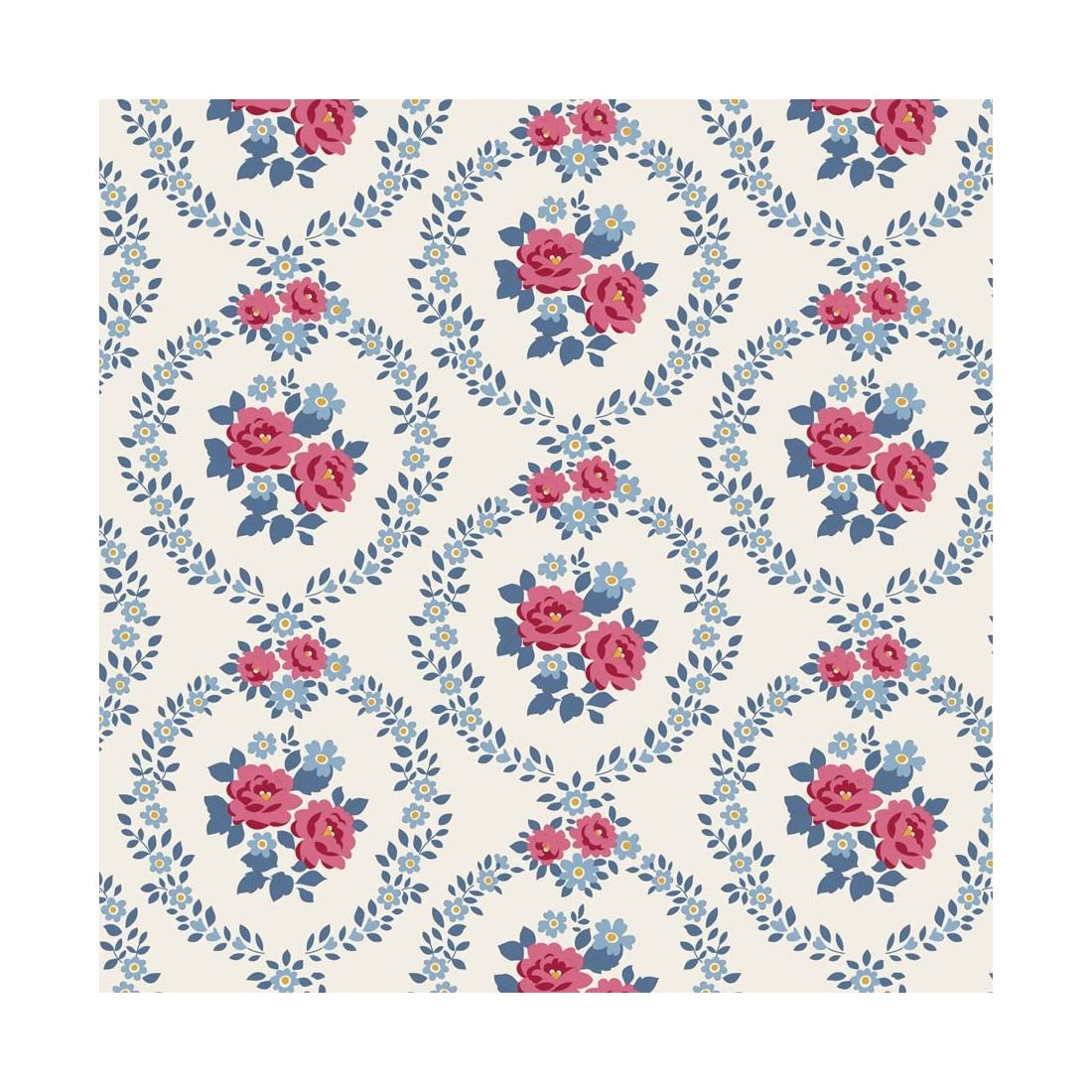 Tilda Village Life Mable Cold Cream 100692 Fabric