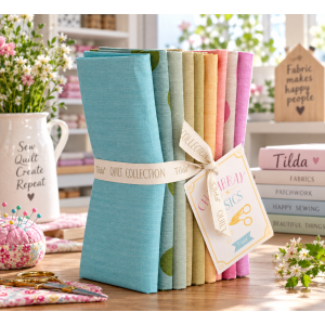 Tilda Seasonal Chambray Spring Pastels Fat Quarter Bundle