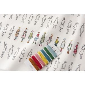 COSMO 100 Ladies Feminine Embroidery Floss Set | 7 Colors