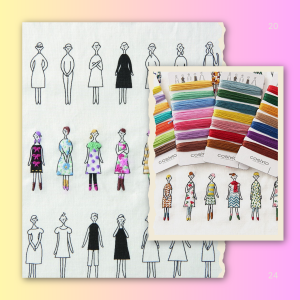 COSMO 100 Ladies Nordic Color Floss Set 562210