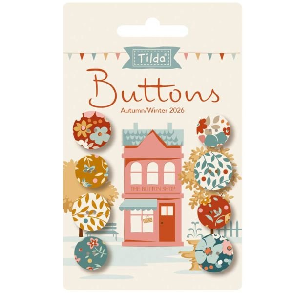 Tilda Village Life Autumn Buttons 400080 | Crafties Fair