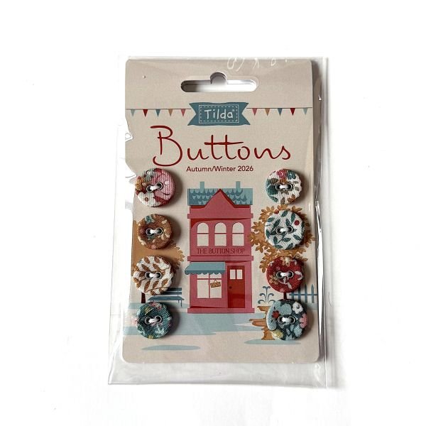 Tilda Village Life Autumn Buttons 400080 | Crafties Fair