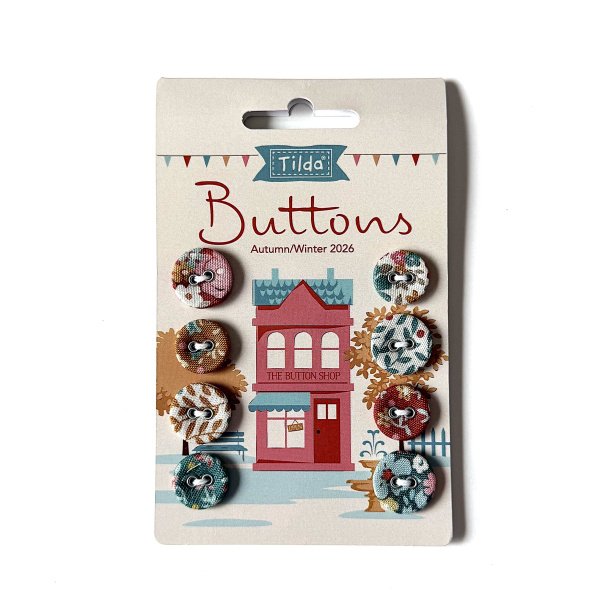 Tilda Village Life Autumn Buttons 400080 | Crafties Fair