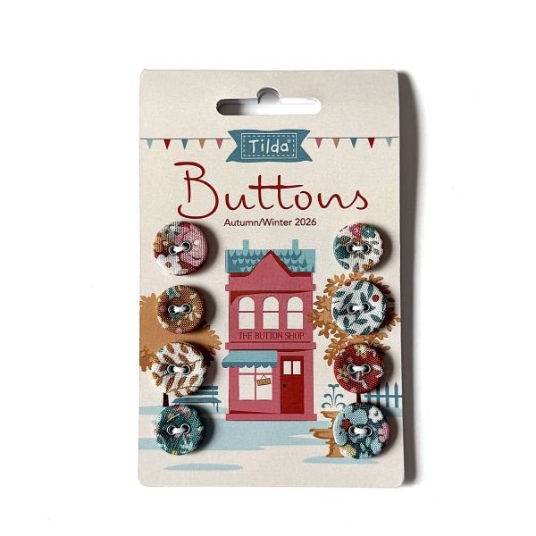 Tilda Village Life Autumn Buttons 400080 | Crafties Fair