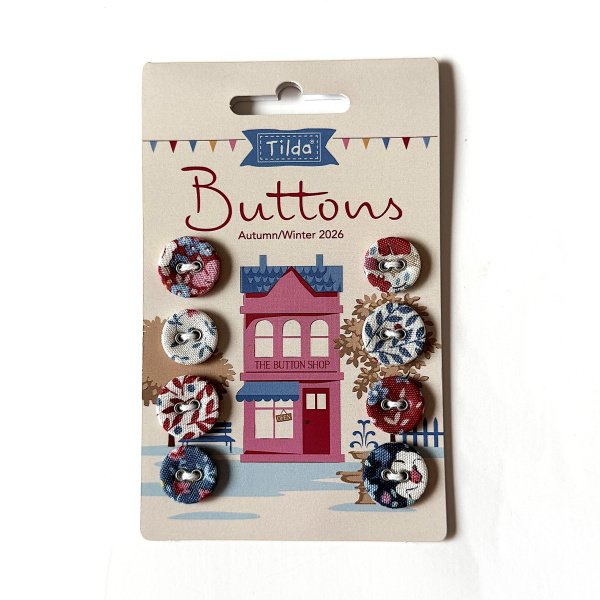 Tilda Village Life Winter Buttons 400081 | Crafties Fair