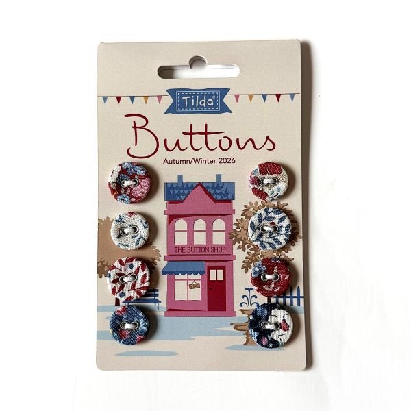 Tilda Village Life Winter Buttons 400081 | Crafties Fair