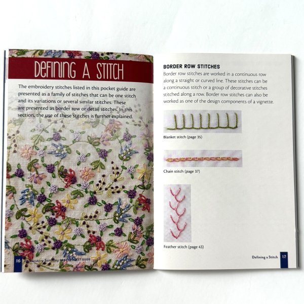 Embroidery Stitching Pocket Guide | Christen Brown