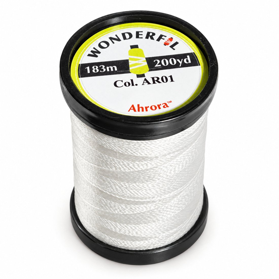 Ahrora AR01 White Glow-in-the-Dark Thread | WonderFil
