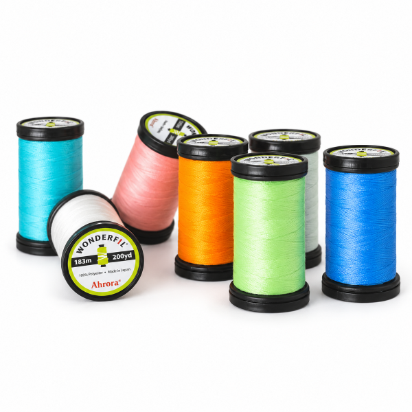 WonderFil Ahrora AR04 Lemon Lime Glow-in-the-Dark Thread