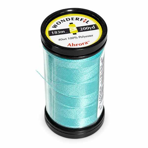 WonderFil Ahrora AR07 Aqua Sea Glow-in-the-Dark Thread