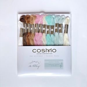 COSMO Embroidery Thread – Holiday Baking (12 Skeins) | 100% Cotton Japanese Embroidery Floss