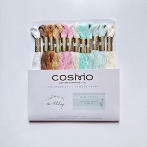 COSMO Embroidery Thread – Holiday Baking (12 Skeins) | 100% Cotton Japanese Embroidery Floss