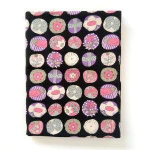 Button Midnight Garden Japanese Cotton Linen Canvas Fabric | 43" Wide | Made in Japan