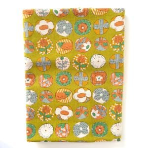 Button Lemon Garden Japanese Cotton Linen Canvas Fabric | 43" Width | Made in Japan