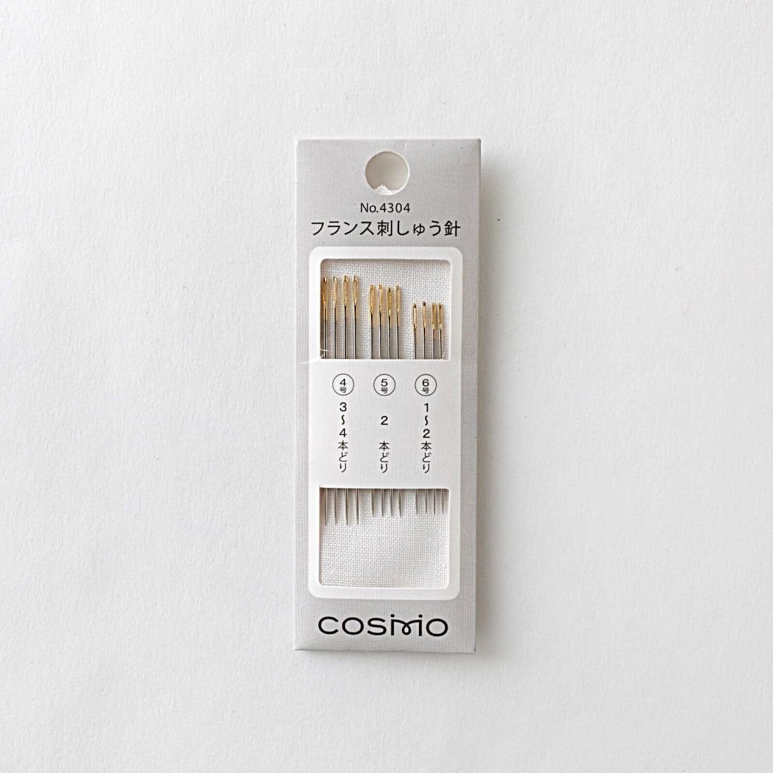 COSMO French Needle 4304 – Assorted Embroidery Needle Set (Japan)