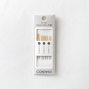 COSMO Cross-Stitch Needle No. 4307 – Assorted Sizes | Japanese Embroidery Needles