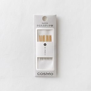 COSMO Cross-Stitch Needle No. 4324 – Size 24 Embroidery Needles (8 Pack) | Made in Japan