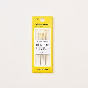 COSMO Hidamari Sashiko Needle Pack No. 4345 – Assorted Sizes | Made in Japan