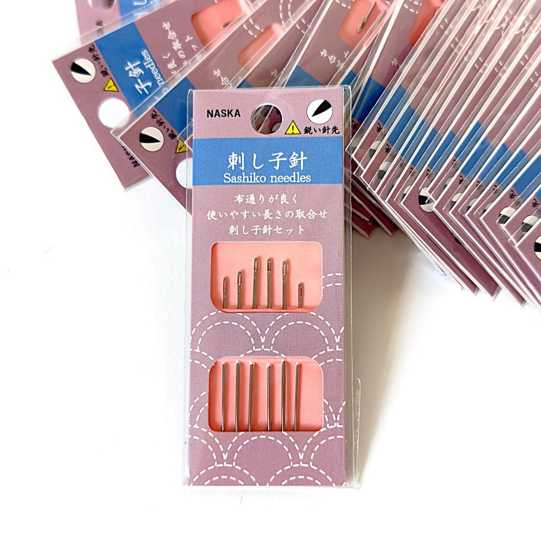 NASKA Sashiko Needle Pack – 6 Assorted Needles | Made in Japan