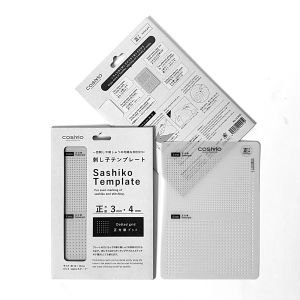 COSMO Sashiko Template – 3mm & 4mm Dotted Grid | Made in Japan