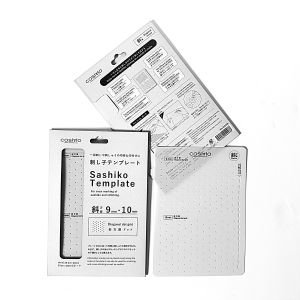 COSMO Sashiko Template – Diagonal 9mm & 10mm Dot Grid | Made in Japan