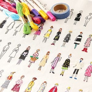 100 Ladies Cotton – Neesan & Niisan Cut Cloth (White) | COSMO Japan