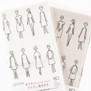 COSMO 100 Ladies KCI Edition – 100 Neesan Cut Cloth White | Japanese Cotton Fabric
