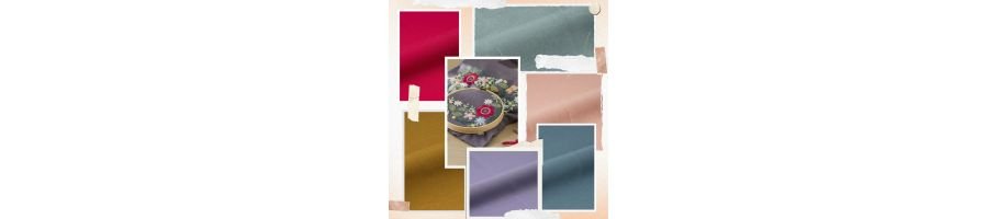 Embroidery Fabric | Cotton Embroidery Cloth | Crafties Fair