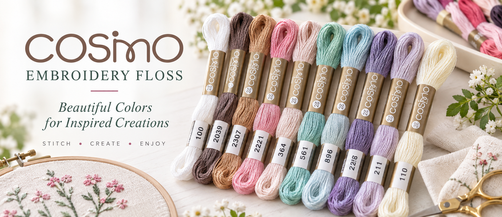 COSMO Embroidery Floss